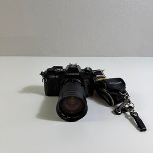 Chinon CE-5 35mm SLR Film Camera with Seikanon 28-80mm f3.5-4.5 Lens Untested